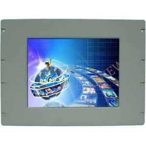 15 inch Rack Mount TFT Resistive Touch LCD Monitor For Outdoor CNC 12VDC